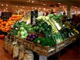 Inside Darts Farm Shop, winner of best food retailer.