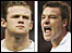 England striker Wayne Rooney (left) and national team captain John Terry