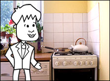 Tim in the kitchen