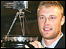 Andrew Flintoff with the Sports Personality trophy