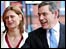 Sarah and Gordon Brown arrive at the conference