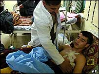 Patient in hospital