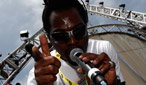 Ras Kwame on the Outdoor Stage