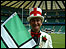 The Devon flag being flown at Twickenham