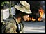 An Australian soldier on patrol in East Timor