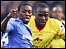 Shaun Wright-Phillips (left) tangles with Watford's Danny Shittu
