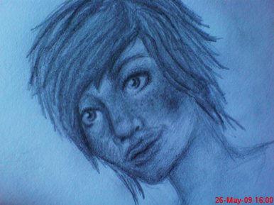 Drawing of girl