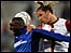 Boro's Jimmy Floyd Hasselbaink and Roma's Philippe Mexes