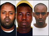 Muktar Ibrahim, Ramzi Mohammed and Yassin Omar