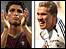 Cristiano Ronaldo (left) and Lukas Podolski