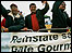 Sacked Gate Gourmet workers protest at Heathrow Airport