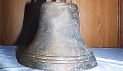 Churchill bell. Photo courtesy of Tyrone Courier.