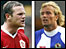 Wayne Rooney (left) and Michael Gray reportedly clashed at the weekend
