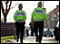Police officers patrolling the streets