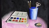 Watercolours...