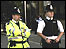 Police outside court
