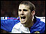 David Bentley celebrates scoring for Blackburn
