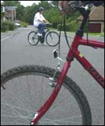 The modern bike. 