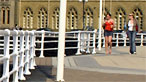 Girls on a pier