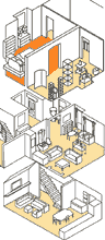 click on a room