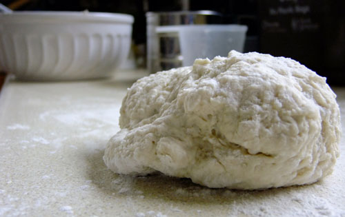 Roly-poly dough.