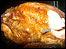 A juicy carved turkey