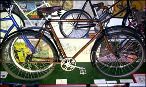 Celluloid coated bike