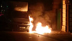 Explosión en acera de Londres al lado de un camión.