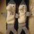 Sharky and George crime busters on the feet