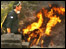 Firefighter in Ancient Olympia, Greece