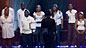 a choir singing