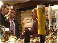 Pub interior