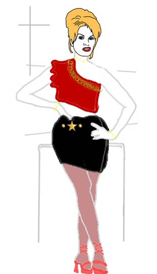 Patsy in the rouge