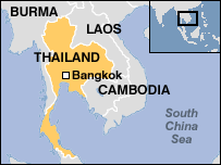 Thailand map